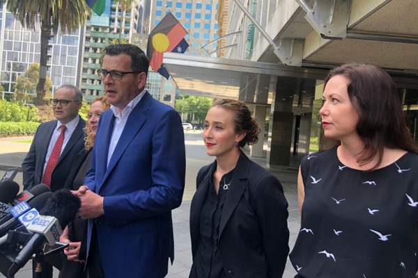 Article image for Daniel Andrews announces new line-up with women making up 50 per cent of cabinet