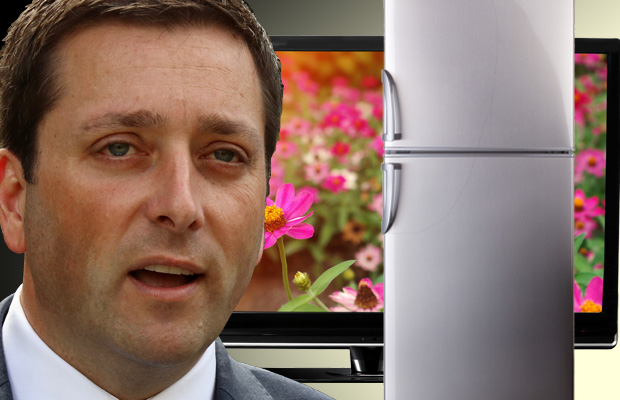 Article image for VIC ELECTION: Matthew Guy promises cheap TVs and fridges