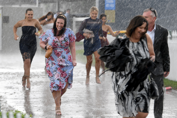 Article image for Flooding at Flemington sees major train delays and race times pushed back