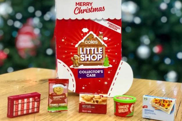 Article image for Coles Little Shop Christmas minis already being auctioned off on eBay