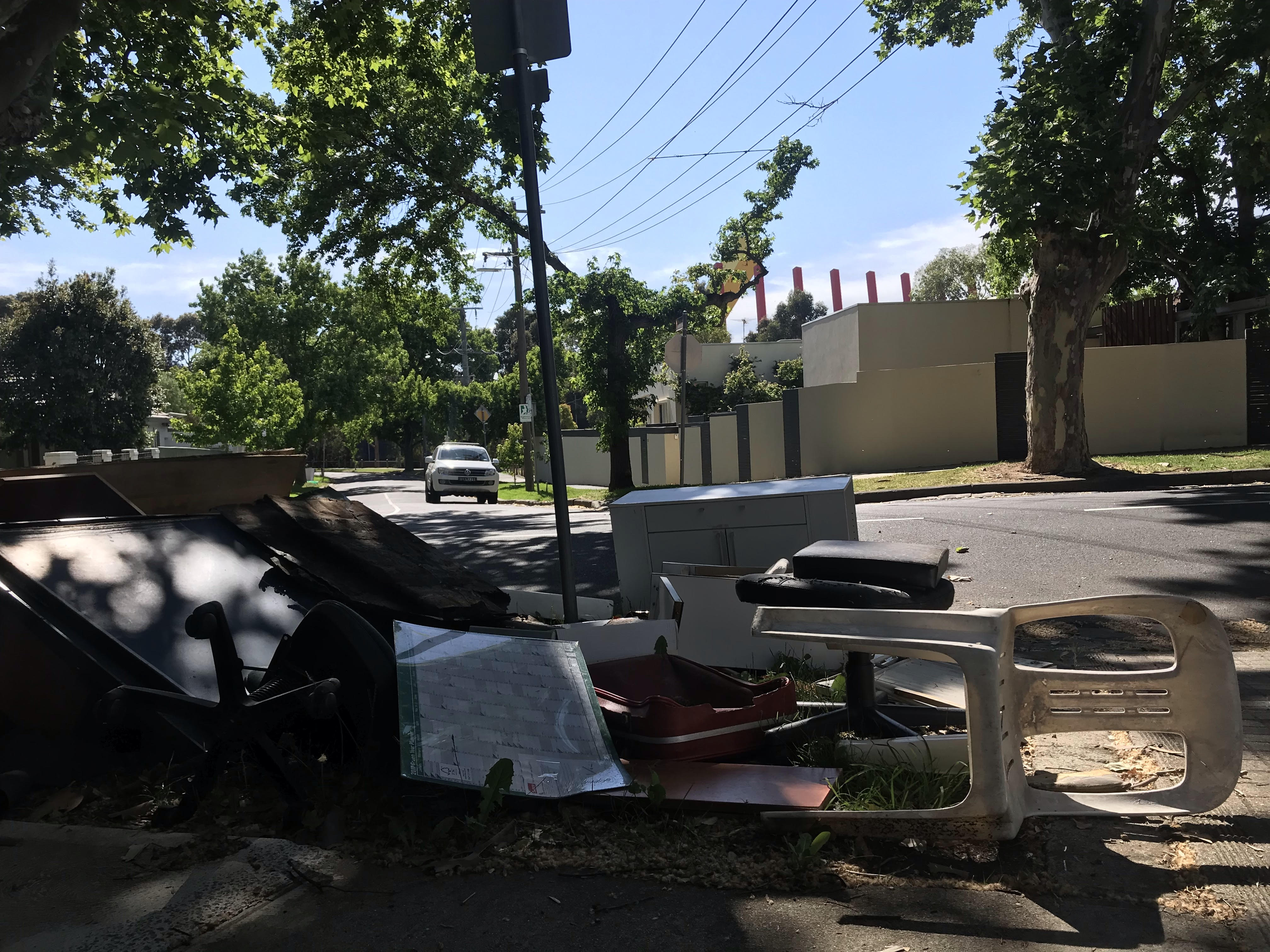 Why the streets of Flemington and Ascot Vale are full of rubbish