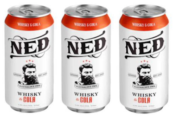 Article image for Major alcohol retailer selling whisky with Ned Kelly’s image on the cans