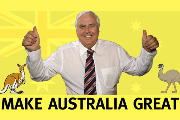 Article image for Why Clive Palmer is within his legal rights to text you and tell you to vote for his party