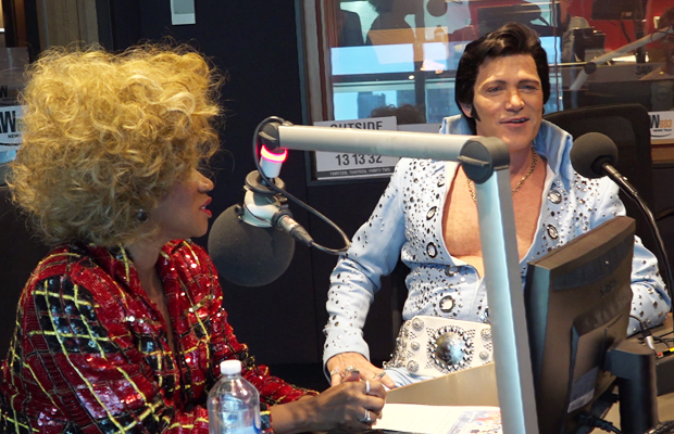 Article image for Elvis and Tina Turner join DJ in studio (well, sort of!)