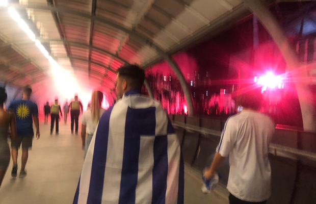 Article image for Greek fans slammed for behaviour at the tennis