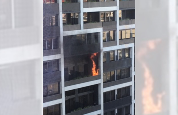 Article image for Tradie injured in Docklands apartment fire