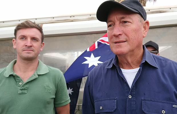 Article image for Full interview: Fraser Anning questioned over St Kilda rally presence