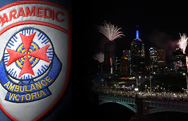 Article image for Paramedics inundated as Victorians start 2019 with too much bang