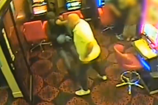 Article image for Video: Pokies player fights back in harrowing hold-up