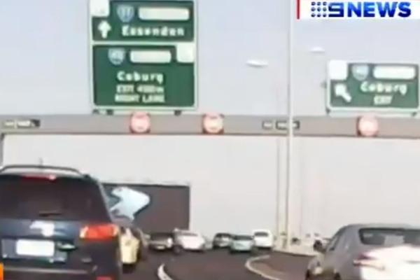 Article image for Another sign removed from Tullamarine Freeway in “precautionary” measure