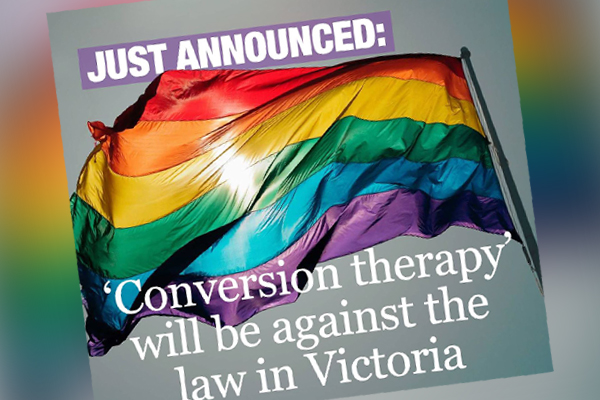 Article image for Premier Daniel Andrews announces gay conversion therapy is to be outlawed