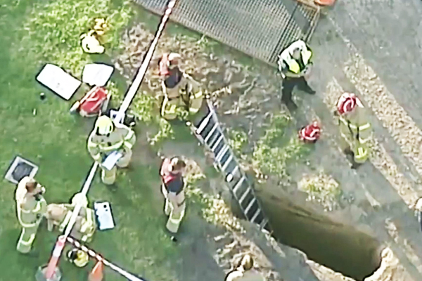 Article image for Man rescued after falling into open grave in Melbourne’s north east