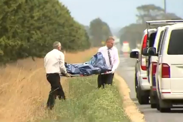 Article image for Pair charged after woman’s body found on the side of the road in Gippsland