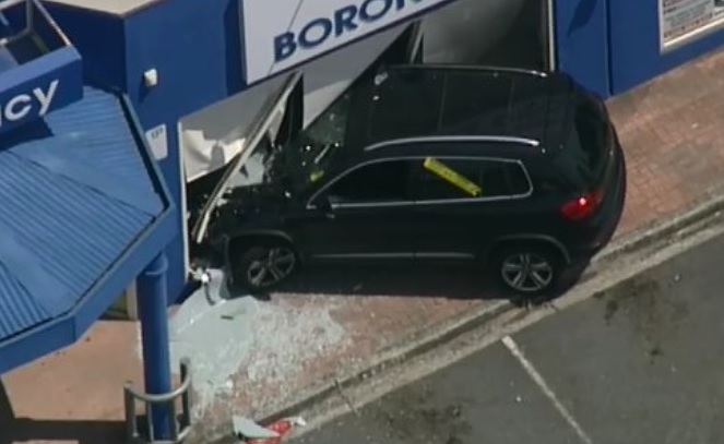 Article image for Black SUV slams into pharmacy in Melbourne’s east
