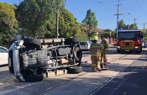 Article image for Hawthorn car flip drama: Witnesses tell of ‘sleepy’ driver’s alleged escape