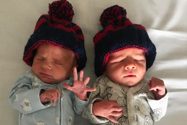 Article image for Melbourne FC AFLW star Daisy Pearce welcomes twins