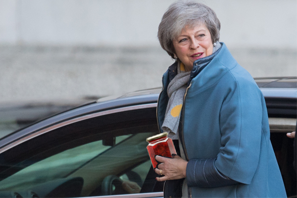 Article image for British PM Theresa May alludes to Brexit as a mouldy jar of jam