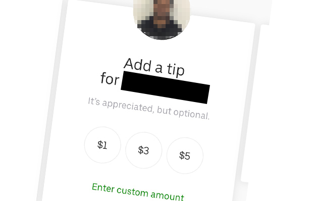 Article image for ‘Just pay us better’: Uber’s new tipping function under fire
