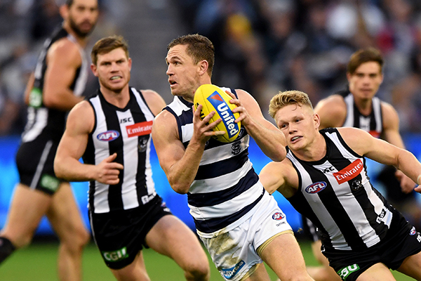Article image for Geelong edges out Collingwood in a thrilling first round contest!