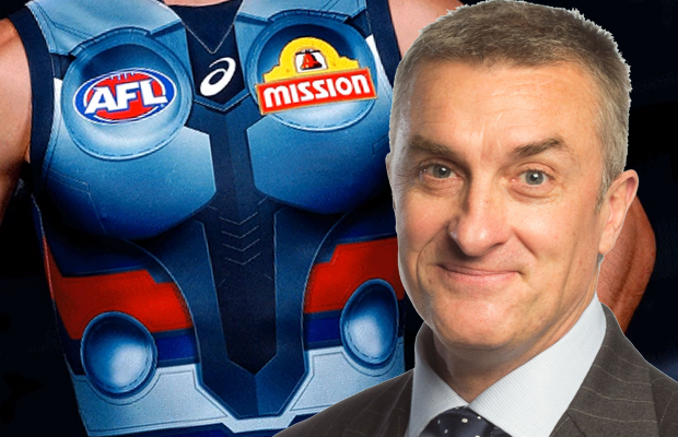 Article image for Tom Elliott is NOT happy with this Western Bulldogs jumper