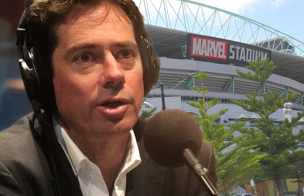 Article image for AFL boss promises Marvel Stadium is fixed after last week’s ‘wrong call’