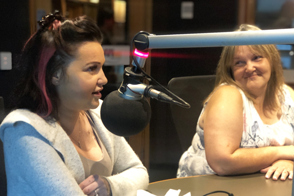 Article image for Emotional interview: Kate and mum Lisa in studio after successful transplant surgery