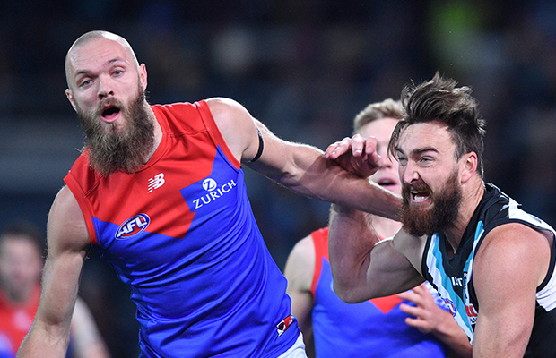 Article image for Port Adelaide have convincingly beaten the Demons at the MCG