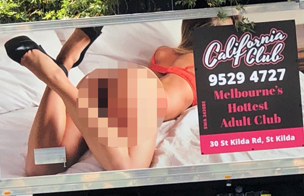 Article image for Too rude? St Kilda residents angry about raunchy brothel ad