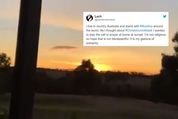 Article image for Man’s video of Call to Prayer at sunset goes viral online