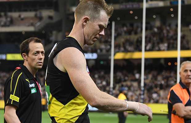 Article image for Scans reveal extent of Jack Riewoldt’s knee injury