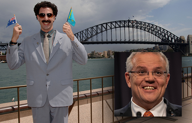 Article image for The Prime Minister explains why he impersonated Borat in parliament