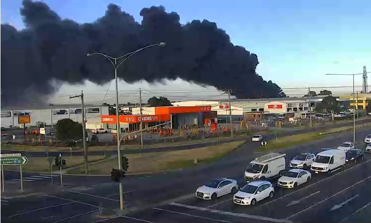 Article image for Factory fire: Campbellfield site had its licence suspended by the EPA last month