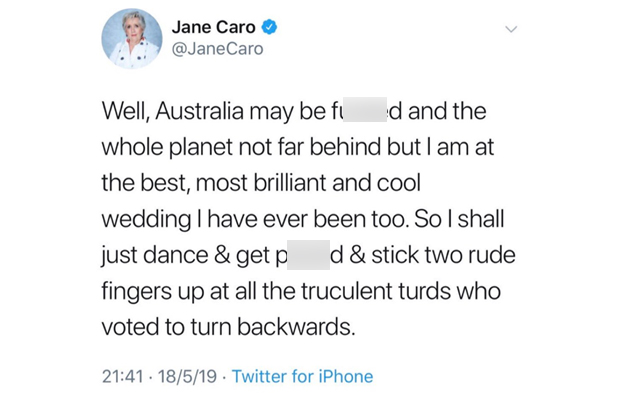 Article image for Jane Caro explains THOSE post-election tweets