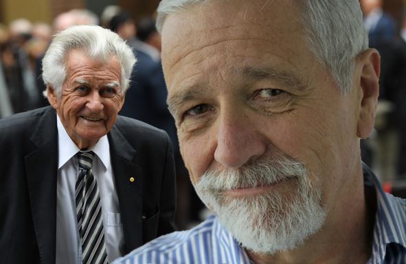 Article image for ‘He chased me naked through the corridors’: Neil Mitchell remembers Bob Hawke
