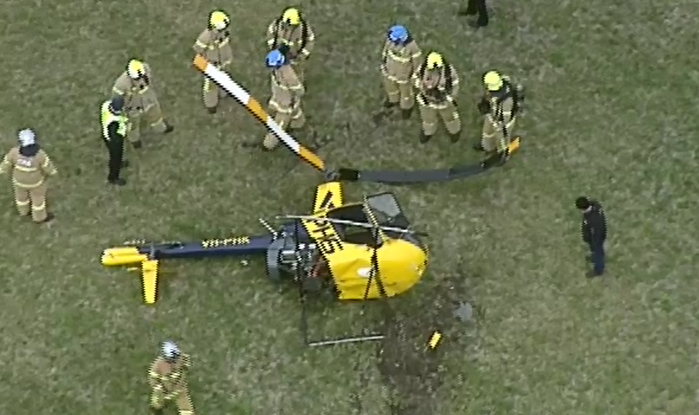 Article image for Helicopter crash-lands during ‘incident’ at Moorabbin Airport