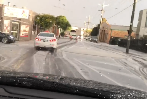Article image for Snowy slush covers several Melbourne suburbs!