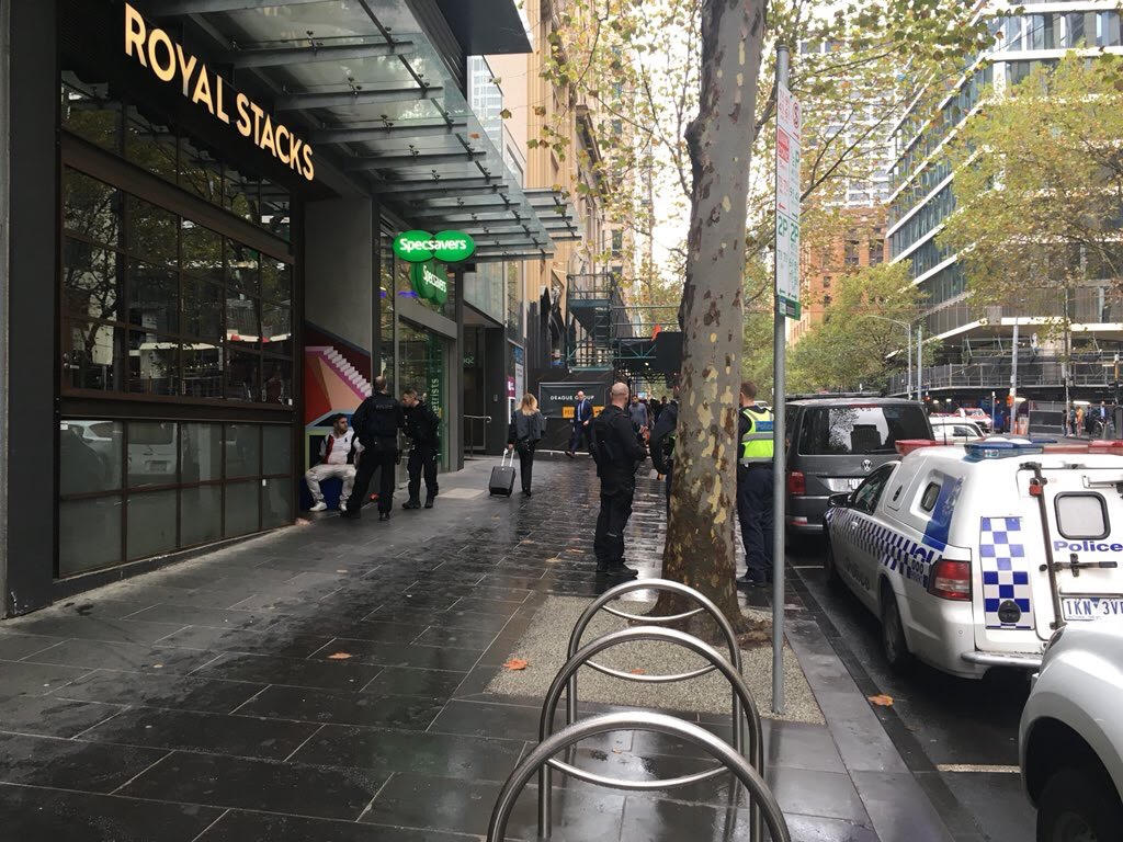 Article image for Police taser ‘erratic’ man in CBD