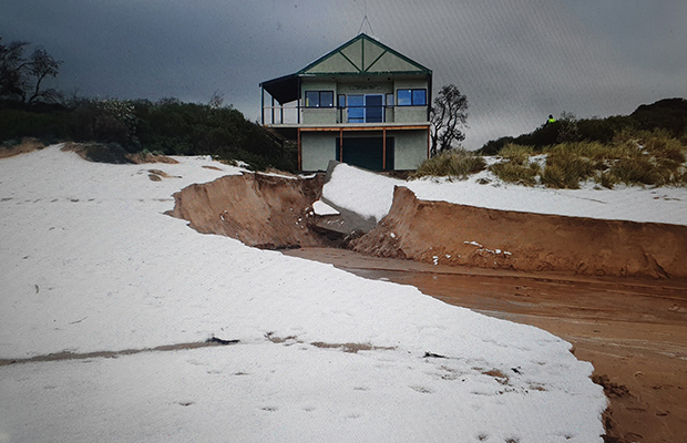 Article image for Surf Life Saving Club teetering on the brink of destruction