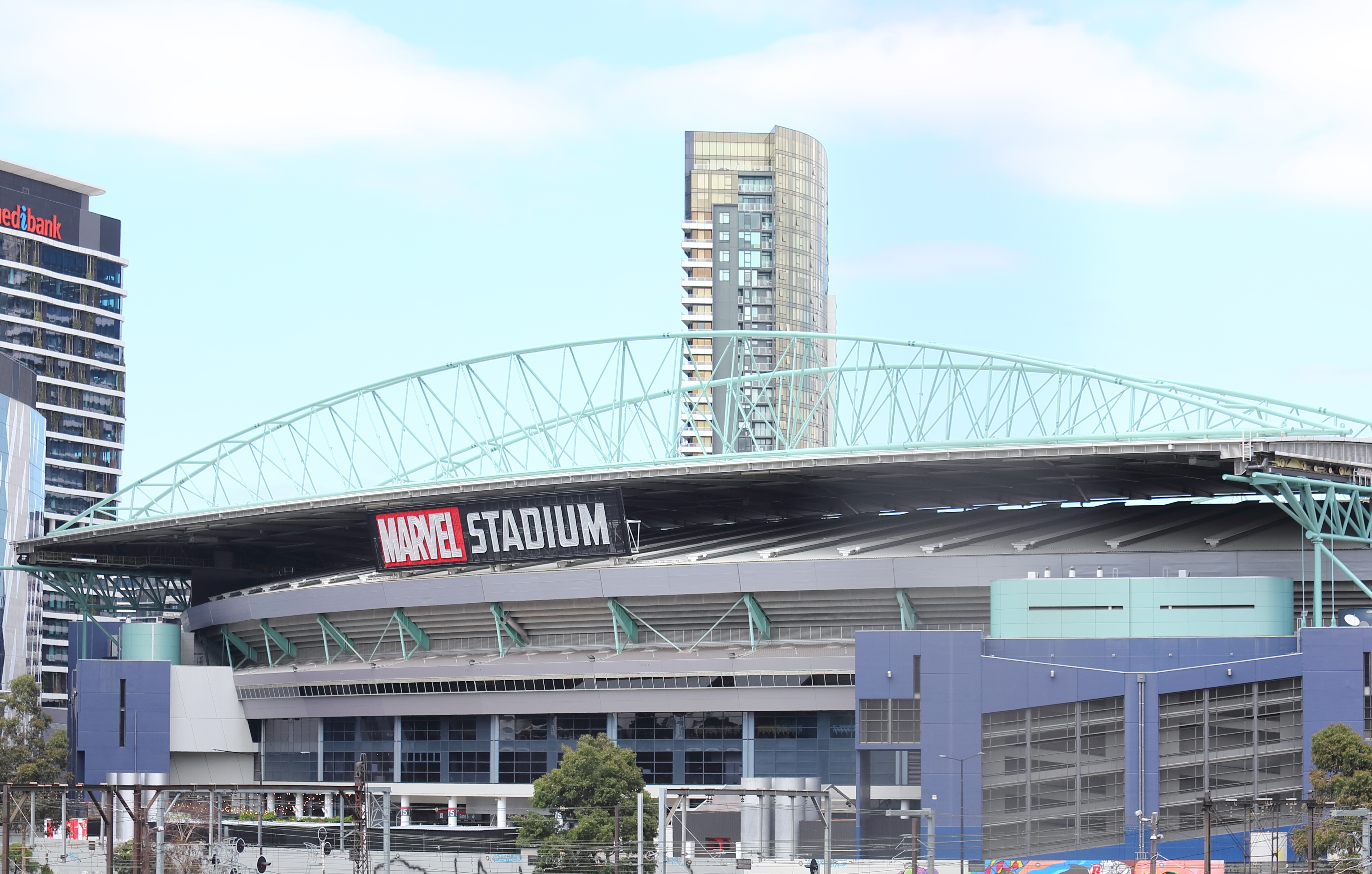 Article image for ‘We haven’t found a balance’: Marvel Stadium pledges to review security presence at matches