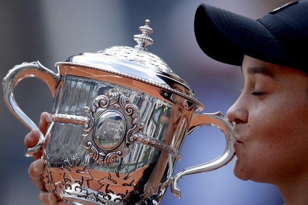 Article image for Ash Barty claims groundbreaking French Open