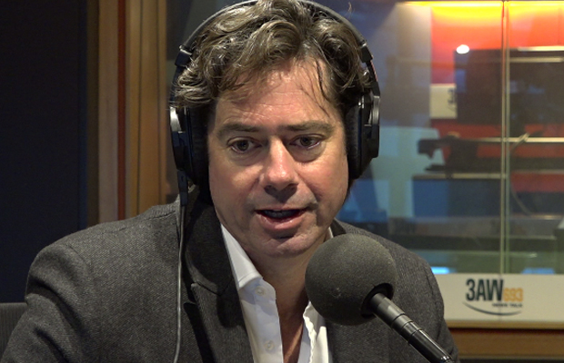 Article image for AFL boss Gillon McLachlan praises Eddie McGuire’s ‘courageous decision’