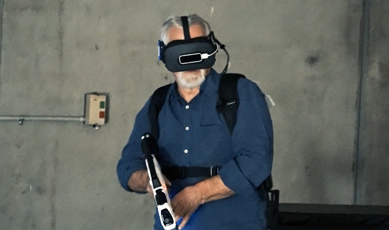 Article image for Neil Mitchell road tests the virtual reality system which could transform the police force