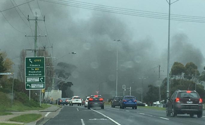 Article image for Rosebud fire: Blaze at a Mornington Peninsula high school