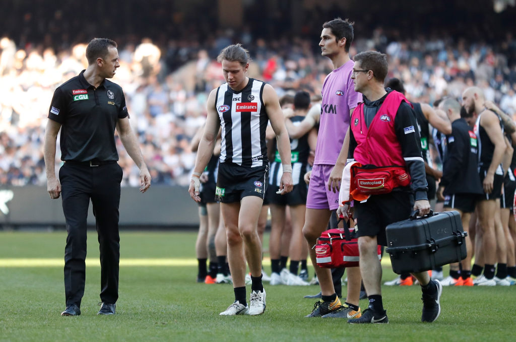 Article image for Collingwood says Tom Langdon is unlikely to play again this year