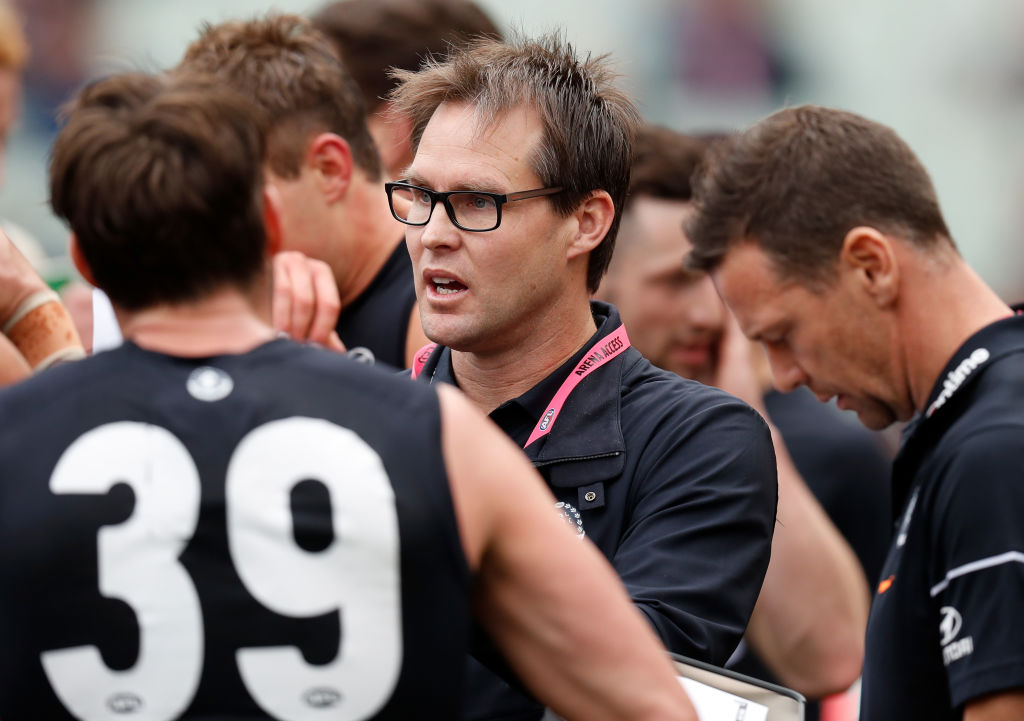 Article image for ‘If it means being an assistant coach then I would be happy with that’: Teague says he wants to remain a Carlton man