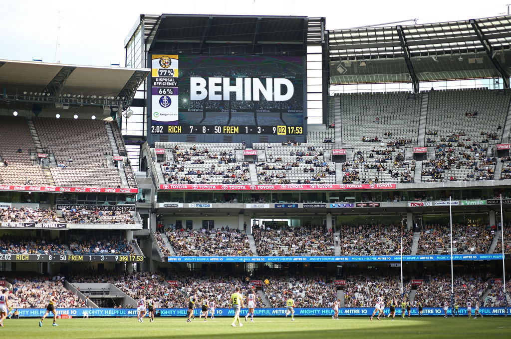 Article image for AFL operations boss confirms new score review system set to be launched during finals