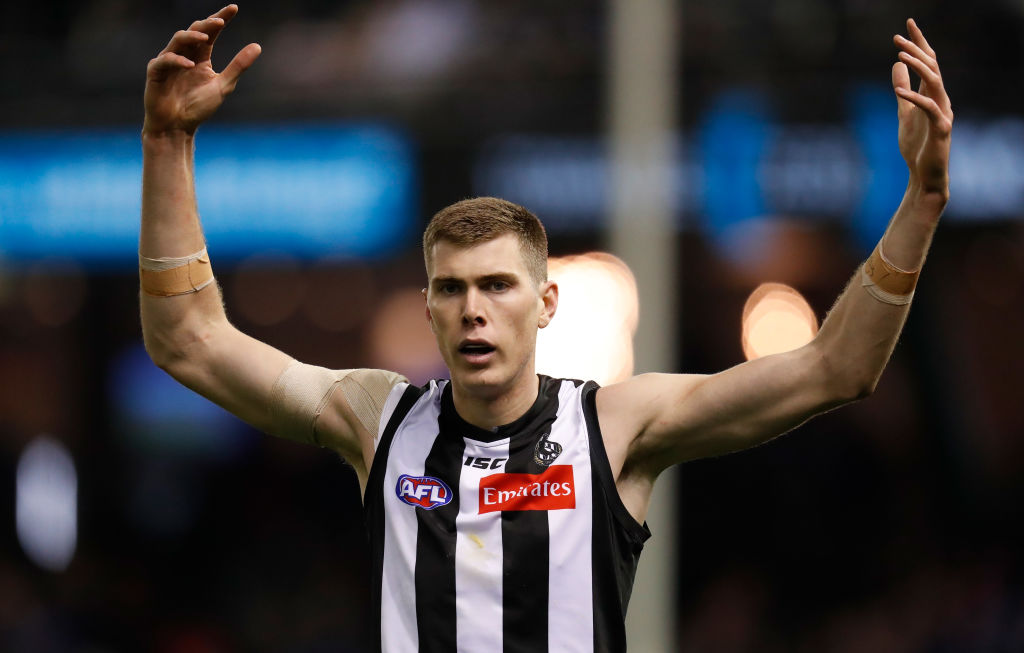 Article image for Mason Cox’s cheeky whack at the AFL’s media team over trade tweet