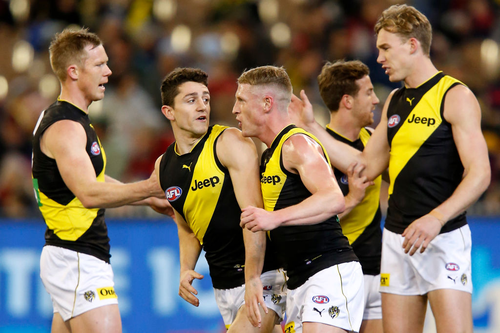 Article image for Richmond nudge their way back into the top four after tonight’s win
