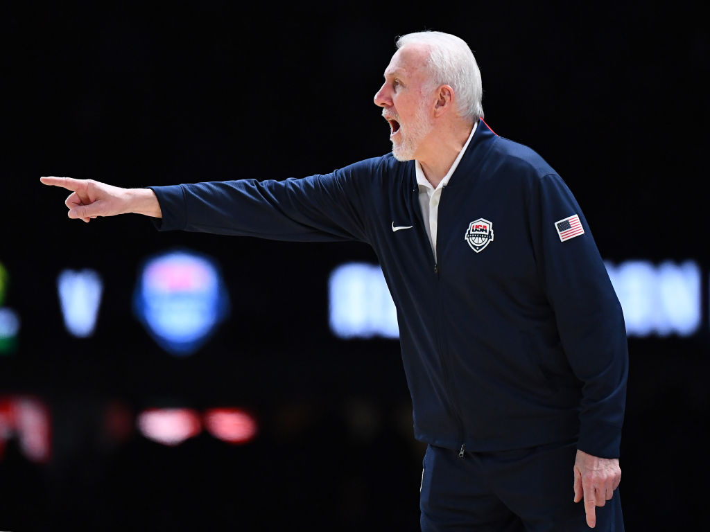 Article image for ‘That’s a really strange looking ball’: Gregg ‘Pop’ Popovich dropped by for a chat