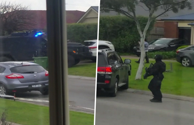 Article image for Heavily-armed police make dramatic arrest at Pakenham